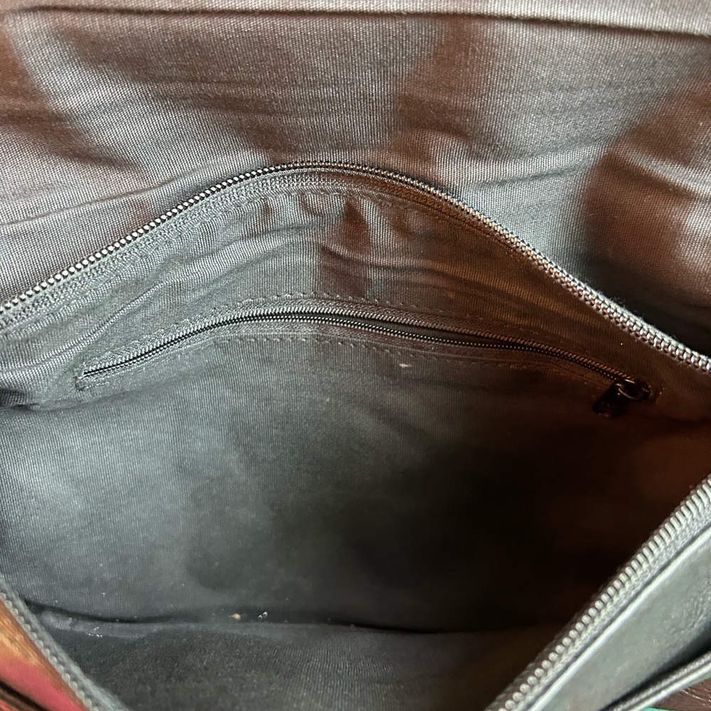American Vintage Black Leather Satchel - Picture 5 of 15